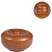 Minkissy Bamboo Shaving Soap Bowl Set for Men | Adjustable Shaving Brush & Lid | Perfect for Shaving Foam - Buy Online on GoSupps.com