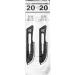 Buy May 50 Pieces Sterile Scalpel Blades Fig. 20 for Scalpel Holder No. 4 - International Shipping Available - Buy Online on GoSupps.com