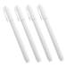 GRADENEVE 4pcs Baking Pigment Pen Cakes Biscuits Painting Pens Chocolate Pen Edible Pen White Plastic