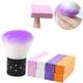 Housoutil 1 Set Nail Art Brush Manicure Kit Mushroom Cleaning Brush Headbands for Lash Extensions Nail Dust Collector Buffing Block Sanding Nail Gel Nails Gel Sponge Purple High Elasticity 6.3x2.7cm Purple - Buy Online on GoSupps.com