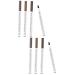 FOMIYES 8 pcs #chestnut Pencil Makeup Fine Pen #dark Sketch #brown Four-pronged Grey Long-lasting Eyebrow 1 count (Pack of 1) As Shownx2pcs