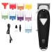 Hair Clippers High Power Oil Head Barber Vintage Metal Leather Body Hair Salon Pusher LCD Digital Display Barber Scissors Clippers Black