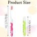 2 Pack Travel Toothbrush - Soft Bristle Folding & Portable Toothbrush (Green & Pink) for Convenient International Travel - Buy Online on GoSupps.com