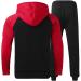 Hanxiulin Men's Cotton Training Suit - Red Jogging & Sports Suit Set (3XL) for Ultimate Comfort & Performance - Buy Online on GoSupps.com