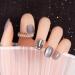 Yivaiks 24 Pcs Glossy Square Press On Nails - Sparkling Rhinestone Design for Women | Short Acrylic Fake Nails with Glue & Gel Stickers - Buy Online on GoSupps.com