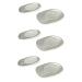 NOLITOY 12 Pairs Heel Increase Insole Silicone Insoles for Heels Orthotic Insoles Plantar Insoles Silicone Foot Pads Increase Shoe Support Shoe Insoles Invisible White Heel Pad