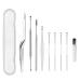 SunMine 9 in 1 Earwax Removal Tool Kit Ear Cleaning Set with Storage Box and Cleaning Brush