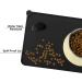 CS COSDDI Silicone Dog & Cat Feed Mat | Non-Slip Pet Food Mat 47x30cm - Black for Easy Clean-Up - Buy Online on GoSupps.com