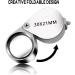 30x Pocket Jewelers Loupe Magnifier 21mm Foldable - Ideal for Gems, Diamonds, Coins, Stamps, Antiques and More - Buy Online on GoSupps.com