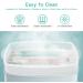 Vicloon Baby Fork and Spoon Set - 6 Pcs Silicone Self-Feeding Weaning Spoons Forks for Kids, Toddlers, Children, and Infants - Blue/Pink/Gray - Buy Online on GoSupps.com