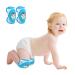 haozaikeji Baby Knee Pads Knee Protection for Baby Crawling Knee Pads Anti-Slip Knee Covers for Crawling Baby Cushioned Knee Pads Breathable Mesh Knee Protector for Baby Infant Toddler Blue Monkey
