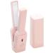 Miini Flat Iron - Small Travel Curling Iron 2 in 1 Voltage Curling Wand | Usb Powered Curling Iron for Short Hair Anti-Scald Minii Curling Flat Iron Portable Hair Curler for Curly Hair Straighten Cherry Bloossom Powder - Buy Online on GoSupps.com
