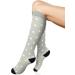 Compression Stockings for Men & Women - Running Hiking & Sports Support Socks | Gray Elastic Calf Compression Socks for Circulatory Health - Buy Online on GoSupps.com