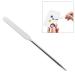 Buy Stainless Steel Makeup Spatula - Slanted Head Mixing Tool for Makeup & Nail Art - Perfect for Manicure Expert Techniques - Buy Online on GoSupps.com
