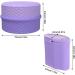 BAOYAO Travel Silicone Makeup Containers Set Silicone Travel Size Containers with Lid and Spoon Refillable Empty Silicone Cream Jars for Creams Travel Accessories Kit purple One Size - Buy Online on GoSupps.com