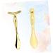 Beaupretty 2pi ces Outils De Beaut Pour Yeux Spatule Et De Massage Pour Application De Contour Des Yeux Et Massage Anti- d me Couleur Dor e - Buy Online on GoSupps.com
