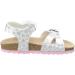 Geox Baby Girl's B Sandal Chalki - White/Silver - Size 4.5 UK Child - Buy Online on GoSupps.com