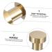 Gadpiparty 16 Pcs Hook Wall Coat Rack Towel Hanger for Bathroom Towel Rack Solid 2.9X1.8CMx4pcs Goldenx4pcs - Buy Online on GoSupps.com