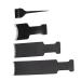 FOMIYES 4pcs Hairdressing Tint Comb Balayage Brush Board Hair Coloring Comb Professional Highlight Board Hair Stylist Brush Hair Salon Home Use Hairstylist Hair Coloring Kit Flat Top Tool M Black
