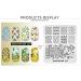 Nail Art Stamping Plates | Fruit & Vegetable Ice Cream Patterns | DIY Manicure Tools NA023 - Buy Online on GoSupps.com