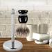 Lefeda Simply Shaving Brushes for Men | Stylish 4-Jacked Steel Holder | Classic Male Razor Brush | 7x15.3cm Silver | International Shipping Available - Buy Online on GoSupps.com