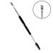 Joey Healy Duo Brow Brush - Vegan Angled Eyebrow Shaper & Spoolie Brush for Effortless Brows - Buy Online on GoSupps.com