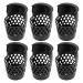 VGEBY Billiard Pockets, 6Pcs Billiard Ball Storage Pockets Plastic Pool Table Web Baskets Drop Net Bag Accessory M Pool Table Pockets