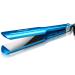 Nano Titanium Hair Straightener, 1.7" Wide Flat Iron for All Hair Types, MCH Straightening Iron for Fast Straightening, Flat Iron Hair Straightener with 5 Temp, Hair Iron with Dual Voltage Blue Hair Straightener