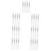 Balacoo 28 Pcs Lip Brush Silicone Sponge Makeup Disposable Practical Paillette Brush Silicone Lip Makeup Brush Cosmetic Lipstick Brush - Travel Lipstick Pen 11x0.8cm