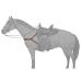 Tough-1 Leather Mule 4 Point Breast Collar