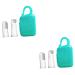Minkissy 2 sentences finger toothbrush set portable toothbrush gum brush for babies toothbrush baby toothbrush finger toothbrush for pets finger toothbrush for toddlers clean