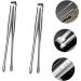Alipis 6 Pcs Barbecue Tongs Tweezers Japanese Candy Outdoor Cookware Sugar Kitchen Clamp Pliers Portable 19X2X2CMx3pcs Silverx3pcs - Buy Online on GoSupps.com