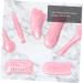 Fomiyes 7-Piece Gua Sha Massage Tool Set - Eye Massage Stone & Facial Scraper - Pink Jade Gua Sha Board for Face Contouring & Wellness (10x5.5cm) - Buy Online on GoSupps.com