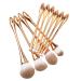 Travel Makeup Brush Set - Portable & Soft Eye Shadow Foundation Blush and Lip Brushes for Perfect Cosmetic Application - Buy Online on GoSupps.com