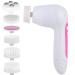 Facial cleansing brush facial cleansing instrument pink multifunctional electric comfortable girls for pore skin woman