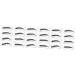 FOMIYES 96 Pairs 8 Eye Shadows Eyebrow Shaper Stencil Molds Kits Eyebrow Stencils Card Conjoined Tool - Buy Online on GoSupps.com