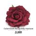 HOLY KT Dark Red Velvet Rose Flower Wreath Clip & Pin - Handmade Bride Women Hair Accessory for Flamenco Dancer - Deep Red (3.9in) - Buy Online on GoSupps.com