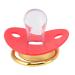 Personalized Bling Pacifier | Shiny Heart Shape Rhinestone Nipple | Perfect Newborn Gifts (Red) - Buy Online on GoSupps.com