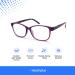 Blue Light Blocking Reading Glasses for Men & Women | 1.25 Strength Purple Computer & Gaming Glasses - Buy Online on GoSupps.com