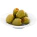 El Faro 3x 350g (150g drained) Spanish Manzanilla Green Olives Filled With Roasted Red Pepper Snack - Buy Online on GoSupps.com
