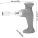 Deep Tissue Massage Device | Muscle Massage Pistol for Pain Relief - Gray (4.92 x 4.72 x 0.98 inches) | Perfect for Legs Thighs Arms Back & Neck - Buy Online on GoSupps.com