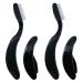 4PCS Folding Metal Eyelash & Eyebrow Comb Set - Professional Tool for Defined Lashes & Brows (Black) - Buy Online on GoSupps.com