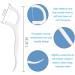 70 Premium Interdental Brushes - Silicone Tooth Cleaner Sticks for Optimal Oral Health | Ideal for Interdental Spaces | International Shipping Available - Buy Online on GoSupps.com