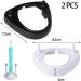 2pcs Electric Toothbrush Base Holder for Braun - Stand for Toothbrush Heads - Durable & Convenient - Buy Online on GoSupps.com