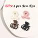 8 PCS Large Flower Hair Claw Clips for Thick + Thin Hair | Matte Square Jaw Clips for Women - Nonslip + Neutral Design - Buy Online on GoSupps.com