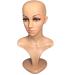 Female training head for hairdressing also suitable as a model head for wigs glasses hat