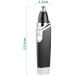 Buy TEMKIN Nose Hair Trimmer | Powerful Beard & Eyebrow Hair Removal | International Shipping Available - Buy Online on GoSupps.com
