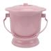Angoily Chamber Pot with Lid Handle Urine Pots Bedpan Urine Bucket Potty Urinal Bottles for Home Pink