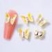 3D Nail Art Rhinestone Crystal AB Butterfly Charms Sparkle Nail Decoration Jewerlry Hand Craft DIY Accessories (MJ08)