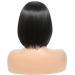 Shop 9-Inch Black Bob Lace Front Wig - Highlight Blonde Straight Wig for Women | Transparent Tip Hairline | International Shipping - Buy Online on GoSupps.com